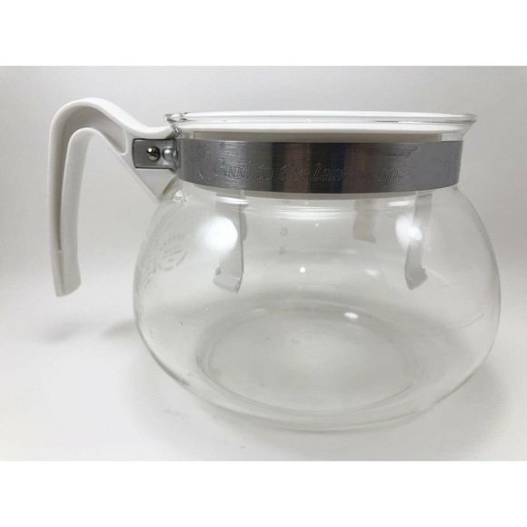 Vintage Pyrex Maxwell House Glass Coffee Pot 10 Cup Good to the Last Drop Carafe - Picture 3 of 9